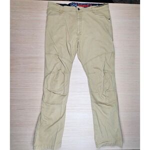 Wrangler ATG Mens Pants Size 42x34 Tan Reinforced‎ Double Knee Utility